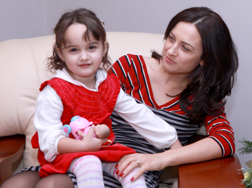 Ալյոնա Ստրատանը դստեր հետ Լուսանկարը՝ Անձնական արխիվից