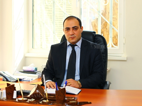 Anelik Bank Davitashen Branch manager Samvel Kaloyan Image by: Mediamax