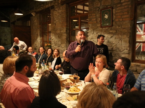 Ruben Vardanyan's greeting speech in Dilijan Image by: Ernst and Young