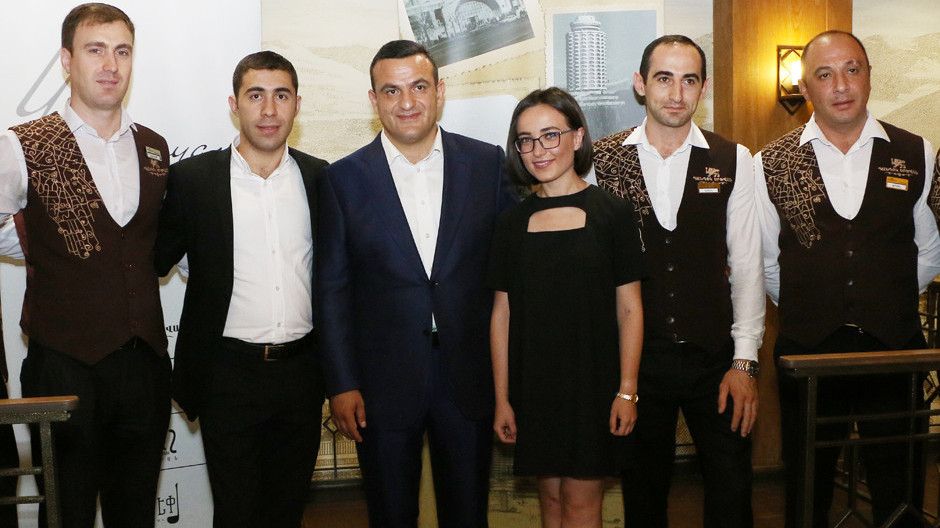Davit Yeremyan with team members Image by: Yeremyan Projects